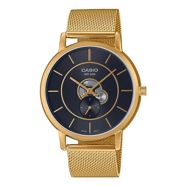 CASIO Analog Stainless Steel Watch for Unisex - MTP-B130MG-1AVDF